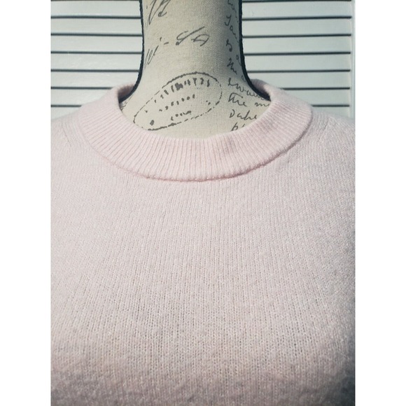 Lou & Grey Soft Knit Sweater Women's Size XS Blush Pink Long Sleeve Pullover - Picture 2 of 8
